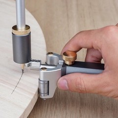 Multi-Purpose Marking Tool for Woodworking Straight and Curved Line Marker