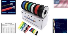 28 AWG Silicone Hook-Up Wire – 25ft Spools, Heat-Resistant & Flexible
