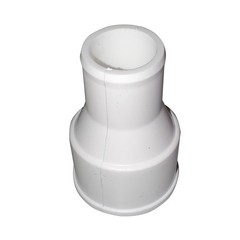 Rule Straight Hose Adapter 67 1-1/2 in to 1-1/8 in White Plastic
