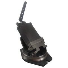5 inch Tilting and Swiveling Milling Vise Milling Machine Vise with Base Bench