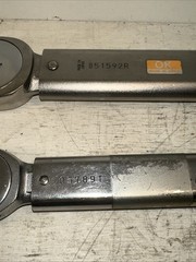 Lot Of 2 Hardly Used TOHNICHI Torque Wrench QL200N, 900QL 1/2” Drive Tools