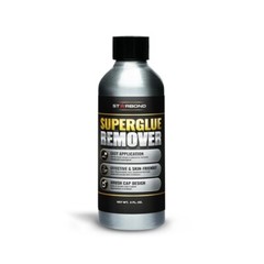 Starbond Super Glue Remover, Dissolves Adhesive & CA Glue, Brush Cap Applicator