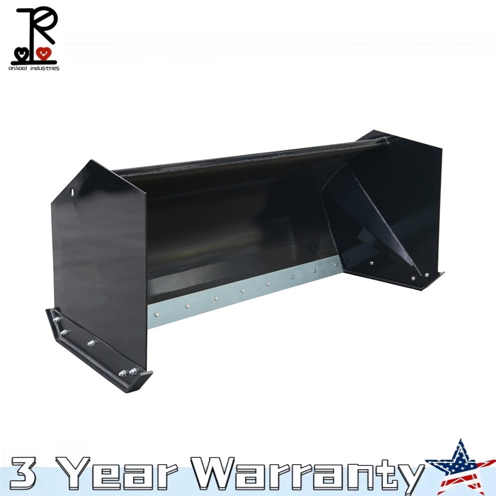 Skid Steer Attachment Snow Pusher for Clean Snow or Job Sit Clean Up