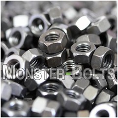 Steel Hex Nuts w/ Plain Finish, DIN 934 Class 10 – Metric M3 M4 M5 M6 M8 M10