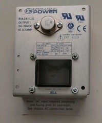 POWER SUPPLY OPEN FRAME 24-28V @ 0.5A OUTPUT INTERNATIONAL POWER IHA24-0.5, NEW