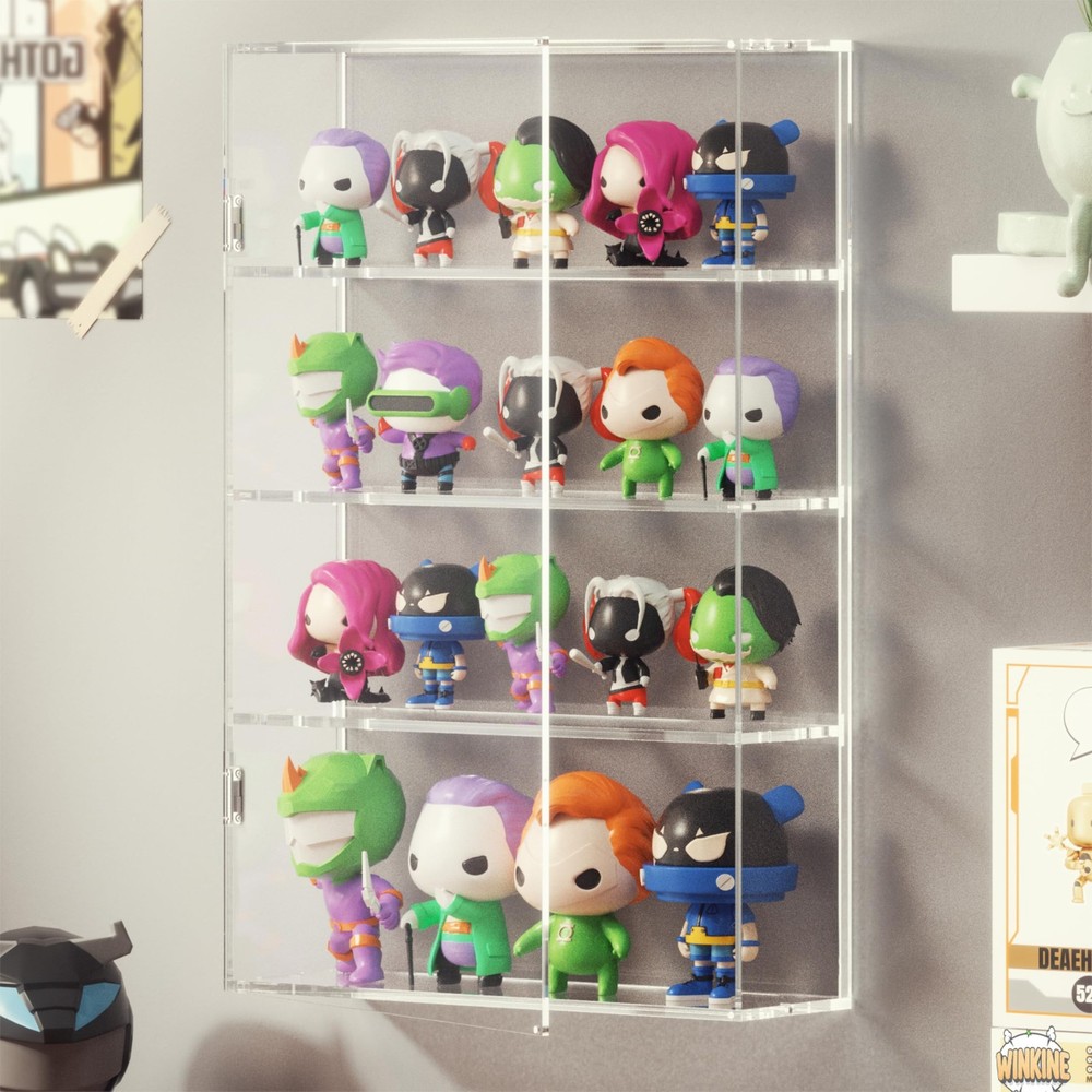 WINKINE Oversized Display Case Compatible with Funko Pop Out of Box, Acrylic …