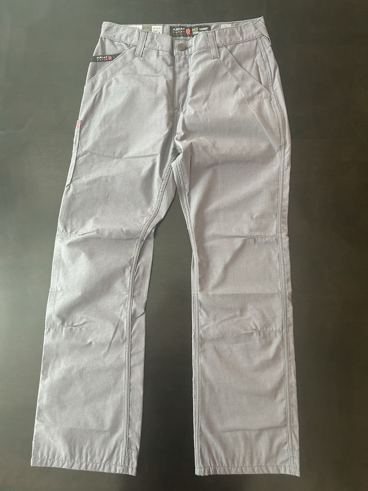 Ariat FR M5 DuraLight Ripstop Stackable Straight Leg Pant Men’s Grey 30X30 NWT
