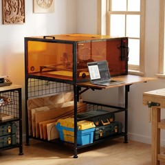 Laser Engraver Enclosure Cabinet with Exhaust Fan 6000RPM & Foldable Panel