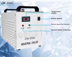CW3000 5000 chiller water pump circulating water tank CO2 laser cutting machine