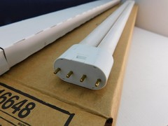 NOS GE 16648, Fluorescent light bulbs, case of 10, F40/30BX/SPX35, 4 pin
