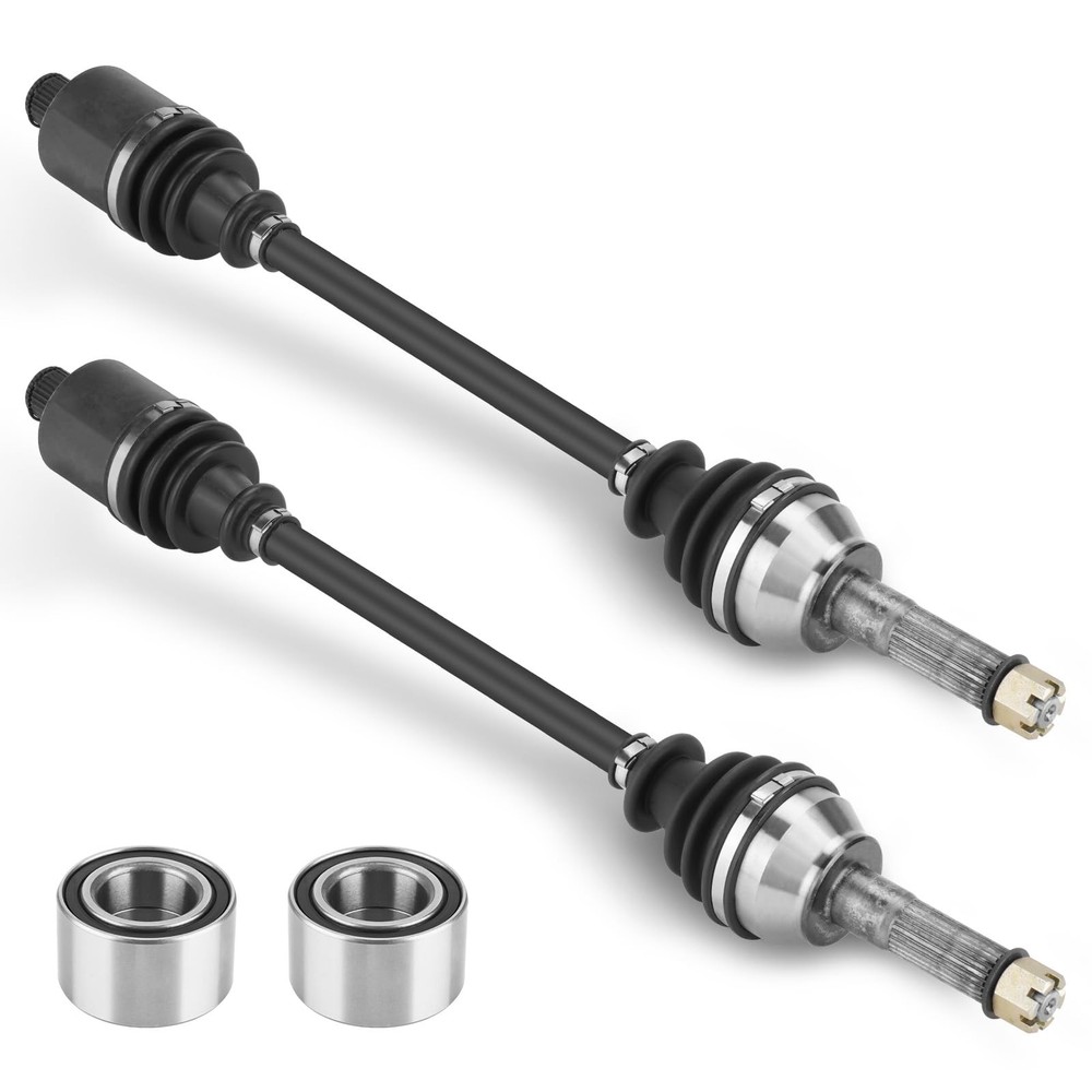 Rear Left Right CV Axle Drive Shaft & Bearings for Polaris Ranger 800 Crew 20…