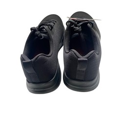 Skechers Work Mens Black Slip Resistant Wide Fit Memory Foam Shoes 9 Wide NWOB