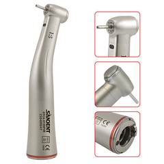 SANDENT Dental Electric Handpiece 1:5 LED Optic Contra Angle Standard E-Type USA