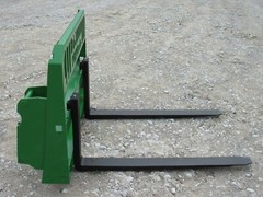 48″ 5,500 Pound Heavy Duty Pallet Fork Attachment Fits John Deere 600 700 Series