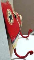 VINTAGE ~ CONVERSE ALL STAR ~ Chuck Taylor Slat Wall Shoe Display Wire Shelf
