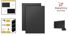 2 Pack Black ABS Plastic Sheet 12″x16″x1/8″ Thermoform Moldable DIY Craft Board