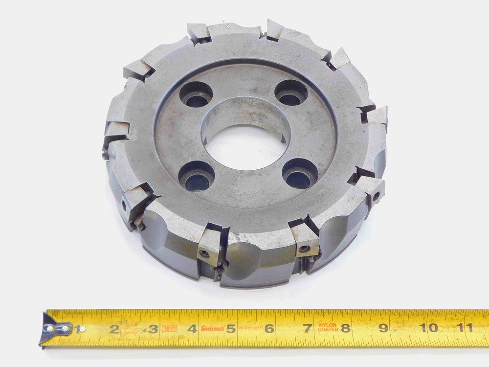 VR/WESSON 8″ O.D. FACE MILL NPR6-1508-10 2 1/2 PILOT 1″ KEY HOLDS 10 INSERTS 8.0