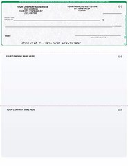 Printed Computer Checks Comparable With QuickBooks w / CUSTOM Logo 100 Checks