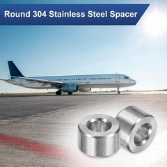 15PCS M6 304 Stainless Steel Spacers 5Mm ID X 10Mm OD X 6Mm L Metal Screw Stando