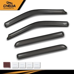 Fit For Ford F150 Raptor Super Duty SuperCrew 2015-2026 Window Visor Rain Guards