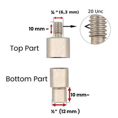 Eyelet Grommet Fastener Setting Dies For Hand Press Machine 1/4 In 6mm Die