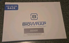 BioWrap Compression Garment for Lower Back Pain Relief, L/XL with Therma Cream