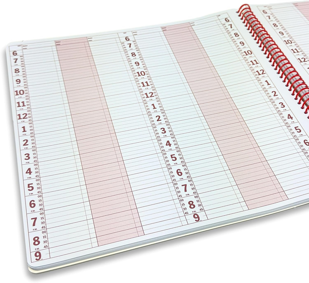 Notebooks Appointment Book – Large 12.75″ X 13.5″ Undated Planner for Daily Sche