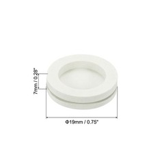 Air Conditioner Drain Stoppers 25mm/1″ Rubber Plug Replacement Part Beige 5pcs