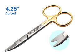 Curved Crown Collar Cutting Scissors 4.25″ ARTMAN