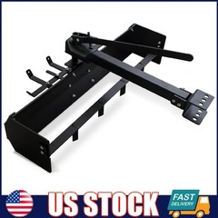 42″ Hitch Tow Behind Box Scraper Fit for ATV UTV Grader, Lawn Tractor Attachment