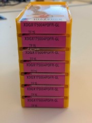 Mitsubishi XDGX175004PDFR-GL TF15 | Carbide Milling Inserts | 10 Pack | NEW