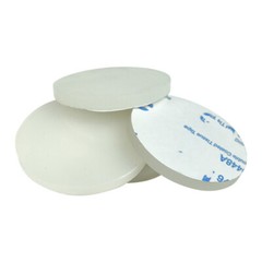 White Silicone Solid Discs Self Adhesive Round Pad Sealing Cushioning 5mm-150mm