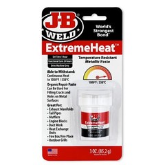 J-B Weld ExtremeHeat Metal Repair Paste 1000°F Exhaust Muffler Crack Fix 3oz