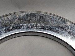 RING ONLY ~ VTG Holub Industries Hi Tape-Mate Fish Tape Winder Chrome USA-made