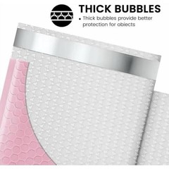 6×9 Baby Pink Bubble Poly Mailers 25 Pack Self Seal Padded Shipping Bags