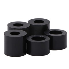 Black Round Rubber Shock Cushioning Pad Spacers Standoff Washer ID 2mm – 56mm