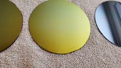 20 Old Historic 1980s 5″ Silicon Conductor Wafers Copper Plated in Original Box