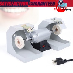 Polishing Lathe Machine Bench Buffing Grinder Dental Lab High Speed PolisherUS
