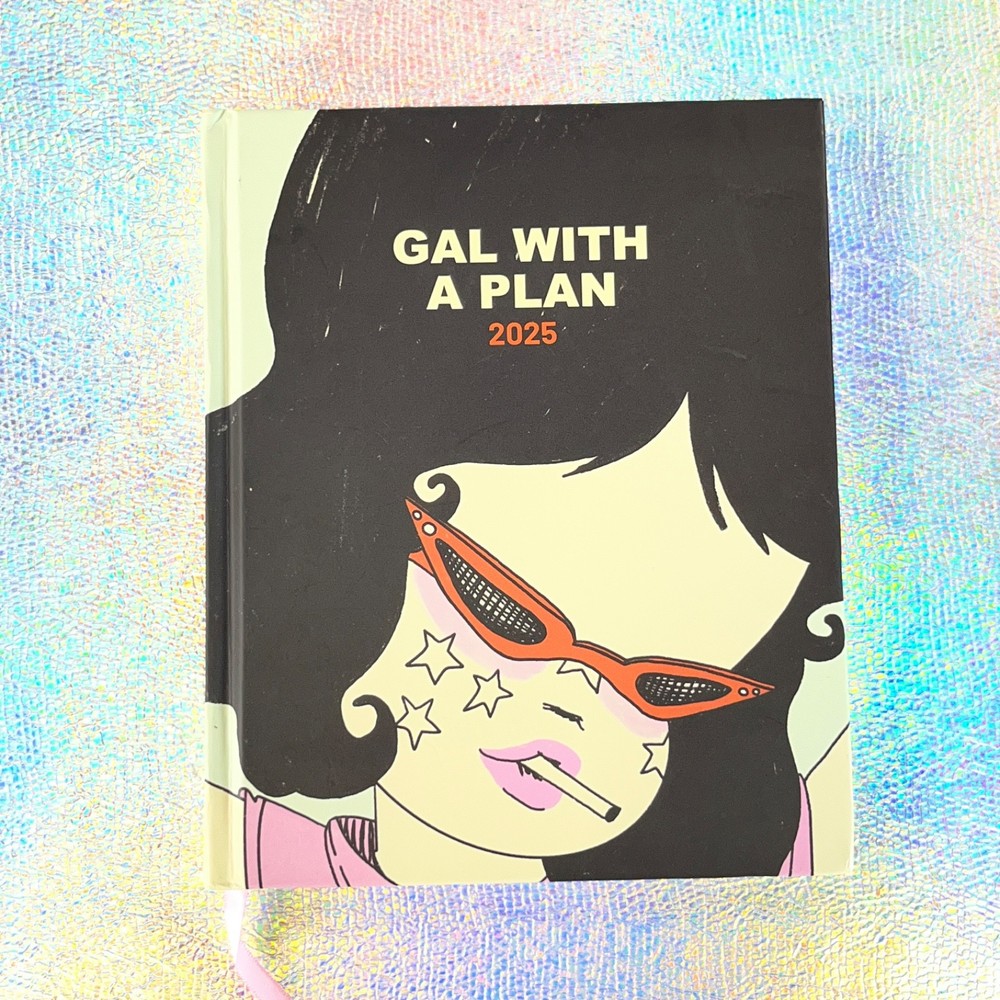 Valfré Gal With A Plan 2025 Planner Agenda Calendar Hardcover w/ Sticker Sheets