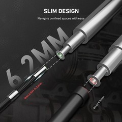 Ralcam 2-Way Borescope 6.2mm Slim Probe Inspection Camera Endoscope with Light