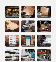 “Handheld Android POS terminal thermal printer”
