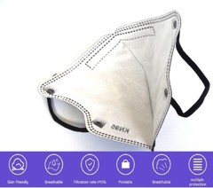 New Small Medium Face 10-500 Black KN95 Face Mask Disposable Respirator 5 Layer