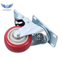 4PCS 3 Inch Heavy Duty Swivel Caster Wheels with Brake, Safety Locking Casters