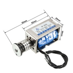 JF-Z05 45N Pull Push Type Open Frame Linear Motion Solenoid Electromagnet