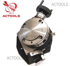 4″ Inch Tilting Rotary Table With 100 mm Self Centering Chuck And Backplate USA