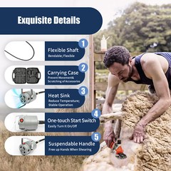 Electric Shearing Clipper Shears Sheep Wool Goat Shear Machine Clipper Cutter