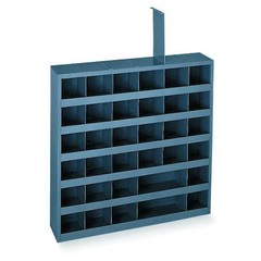 Durham Mfg 314-95 Prime Cold Rolled Steel Pigeonhole Bin Unit, 4 3/4 In D X 23
