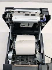 Nice Epson/Micros TM-U220B Receipt Printer with Power Supply Ethernet M188B