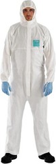 1 Pack Tyvek Coverall Bunny Suits With Hood Elastic Wrists and Ankles ALL SIZES