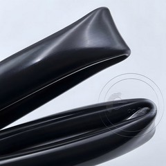 Black Silicone Tube Hose ID 0.5mm-60mm × OD 1mm-68mm Soft Rubber Pipe